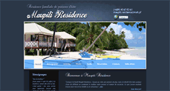 Desktop Screenshot of maupitiresidence.info